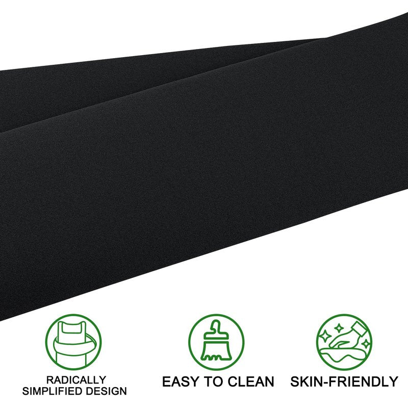 Urgown Golf Cart Strap Sleeve, Protect Your Golf Bag from Wear and Dirt - Premium Material, Simple Design, Easy to Install, Universal Fit, Black, 2pcs