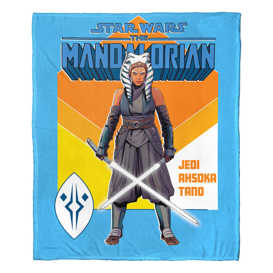 Northwest Star Wars - The Mandalorian Silk Touch Throw Blanket, 50" x 60", Jedi Ahsoka