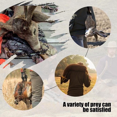 ELEMONY Elk Game Bags Hunting Meat Bags, 5-Pack Rolled Deer Game Bags, Reusable & Breathable Meat Game Bags with Reflective Strip for Elk, Caribou, Deer, Moose, Antelope, Duck