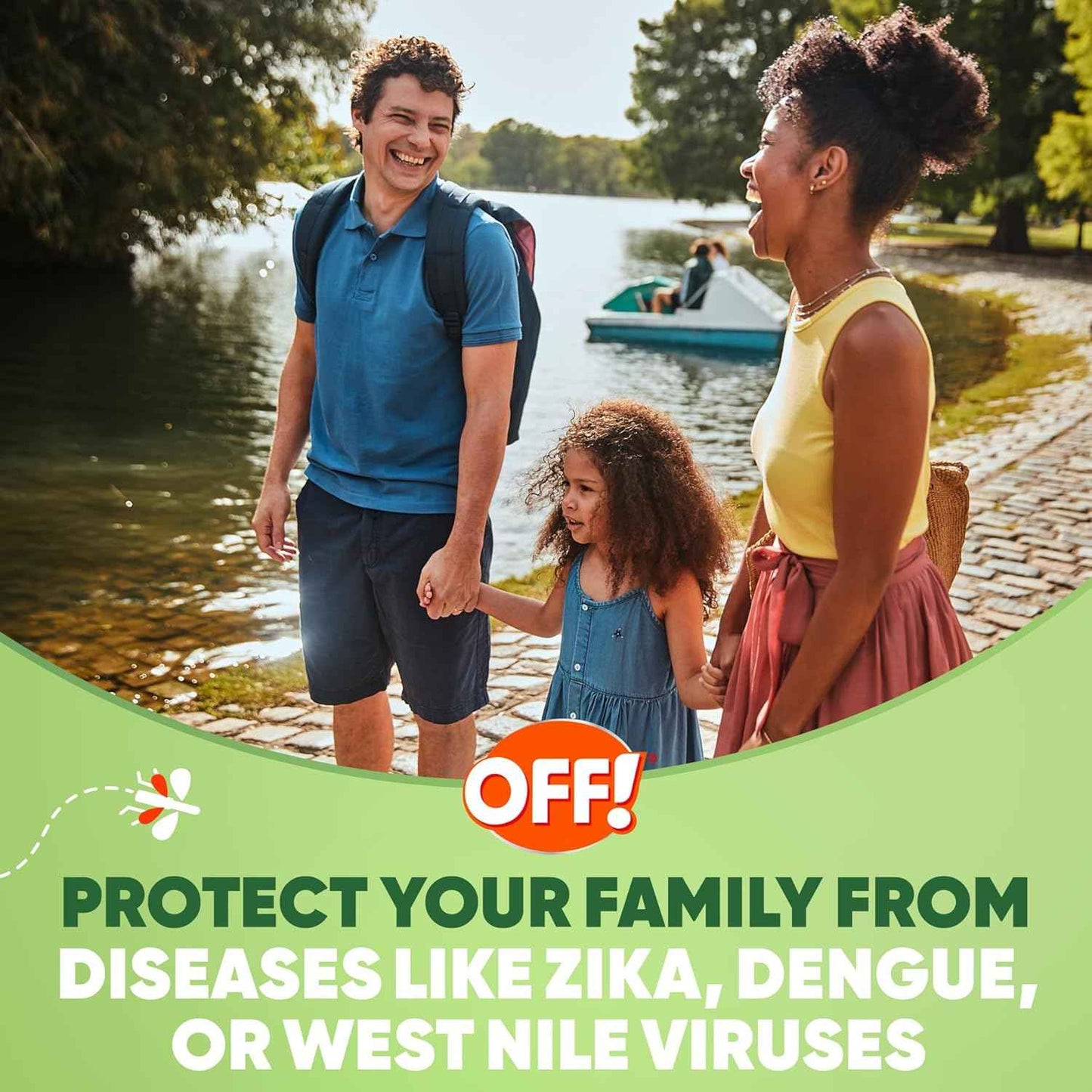 OFF! Deep Woods Mosquito & Tick Repellent Spray - 4 Oz, Non-Greasy, 2 Pack