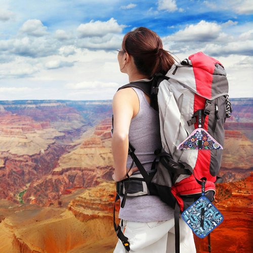 Invech Product Image 3Pcs Pee Cloth for Women Hiking Outdoor,Soft & Absorbent Pee Rag, Camping Reusable Toilet Paper Washable, Hygienic Female Urination Solution for Hiking, Travel (Blue)
