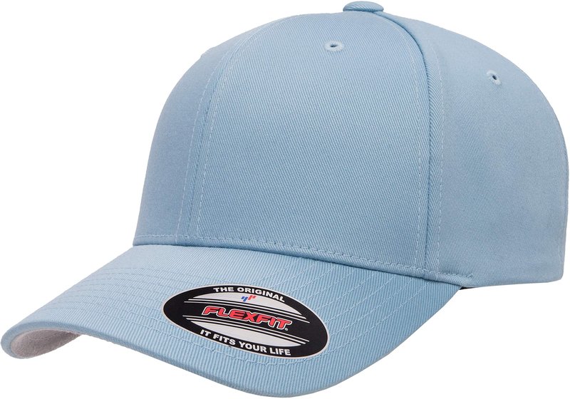 Flexfit Men's Athletic Baseball Fitted Cap Carolina Blue XL-XXL-strctured