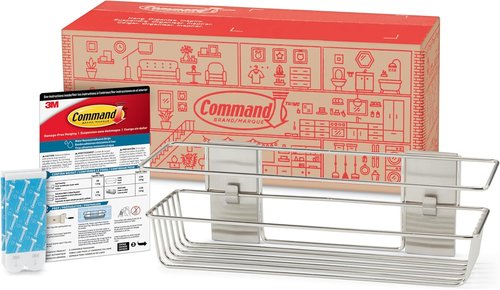 Command Shower Caddy - Water Resistant Strips for Easy Bathroom Organization | Stylish Decor