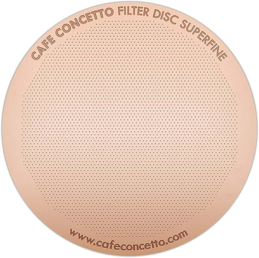 Filter for use in AeroPress XL Coffee Makers (Superfine XL) - Premium Replacement Disc - Reusable Metal, Titanium Coated Stainless Steel. Upgrade Your Mesh or Filter Papers