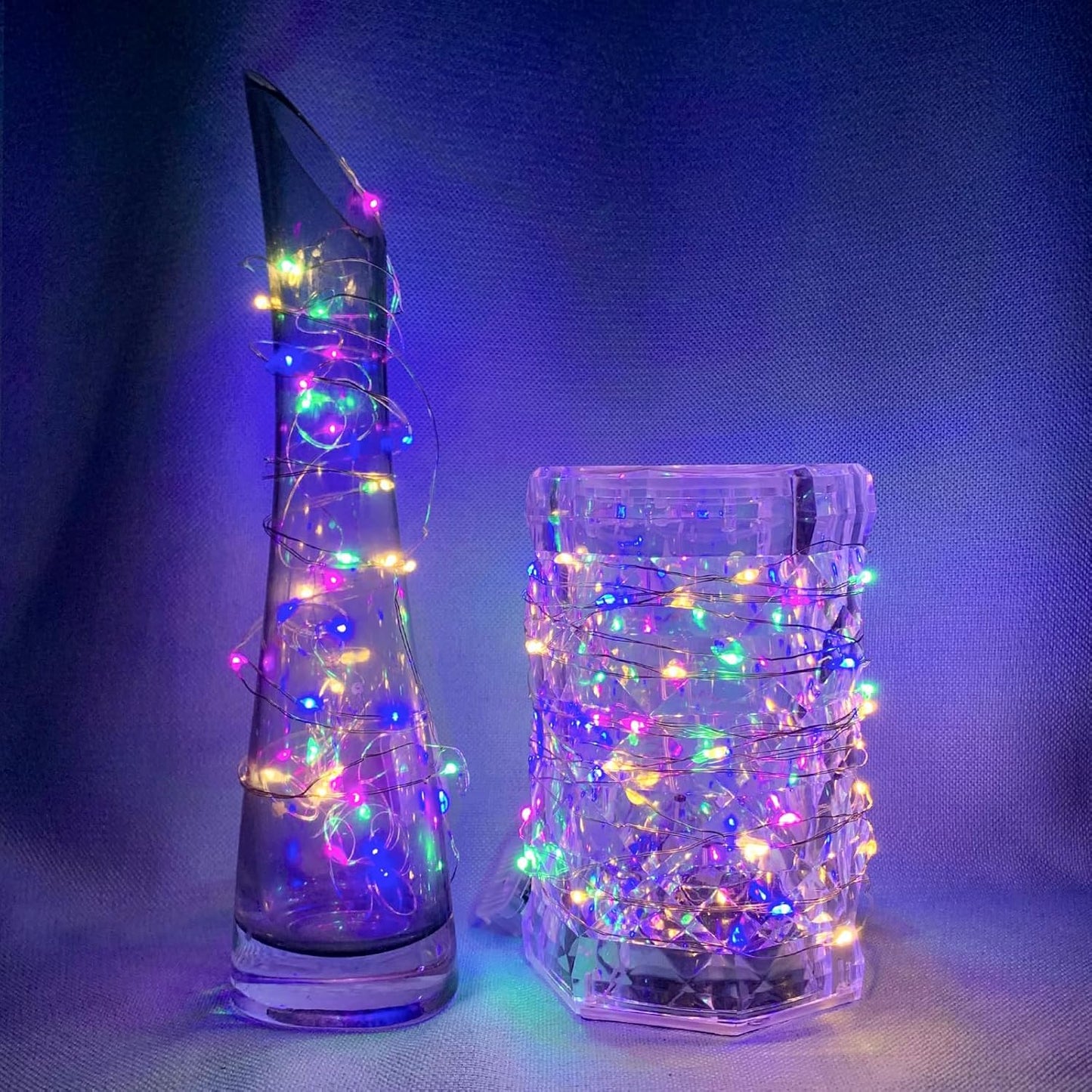 Skiennix 24-Pack Fairy Lights - 7Ft 20 LED Twinkle String Lights | Battery Operated & Waterproof for Weddings, Parties, & Decor