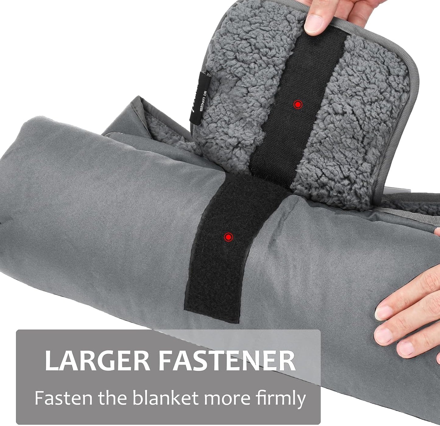 Tirrinia Large Waterproof Outdoor Blanket, Soft Warm Windproof Stadium Blanket with Sherpa Fleece and Foldable for Outdoor Sport, Baseball, Football, Beach, Concerts, Car
