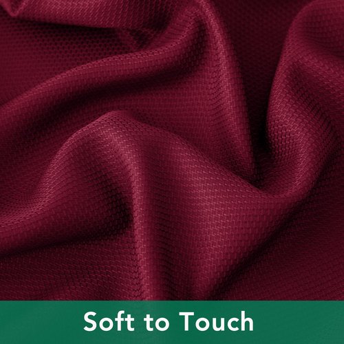 Biscaynebay Textured Fabric Tablecloths 90x156 Inches Rectangular, Navy Water Resistant Tablecloths for Dining, Kitchen, Wedding and Parties etc. Machine Washable
