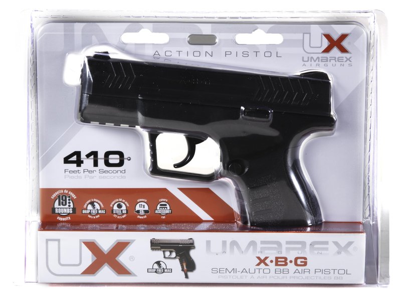 Umarex XBG .177 Caliber BB Gun Air Pistol , Black (pack of 1)