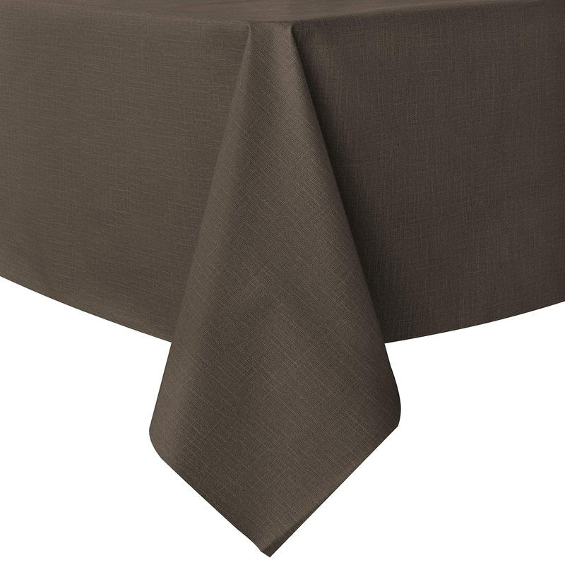 sancua 100% Waterproof Rectangle PVC Tablecloth - 60 x 60 Inch - Oil Proof Spill Proof Vinyl Table Cloth, Wipe Clean Table Cover for Dining Tables, Buffet Parties and Camping, Coffee