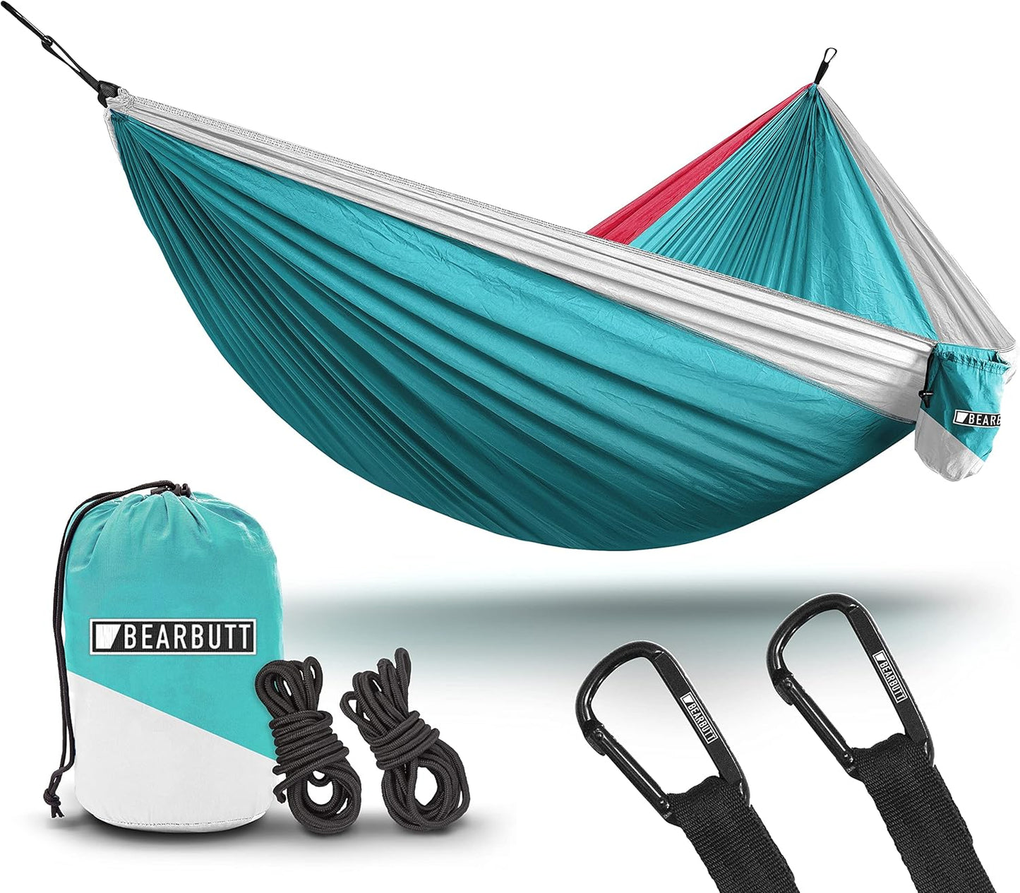 Premium Double Hammock with Tree Straps - Durable, Portable & Comfortable