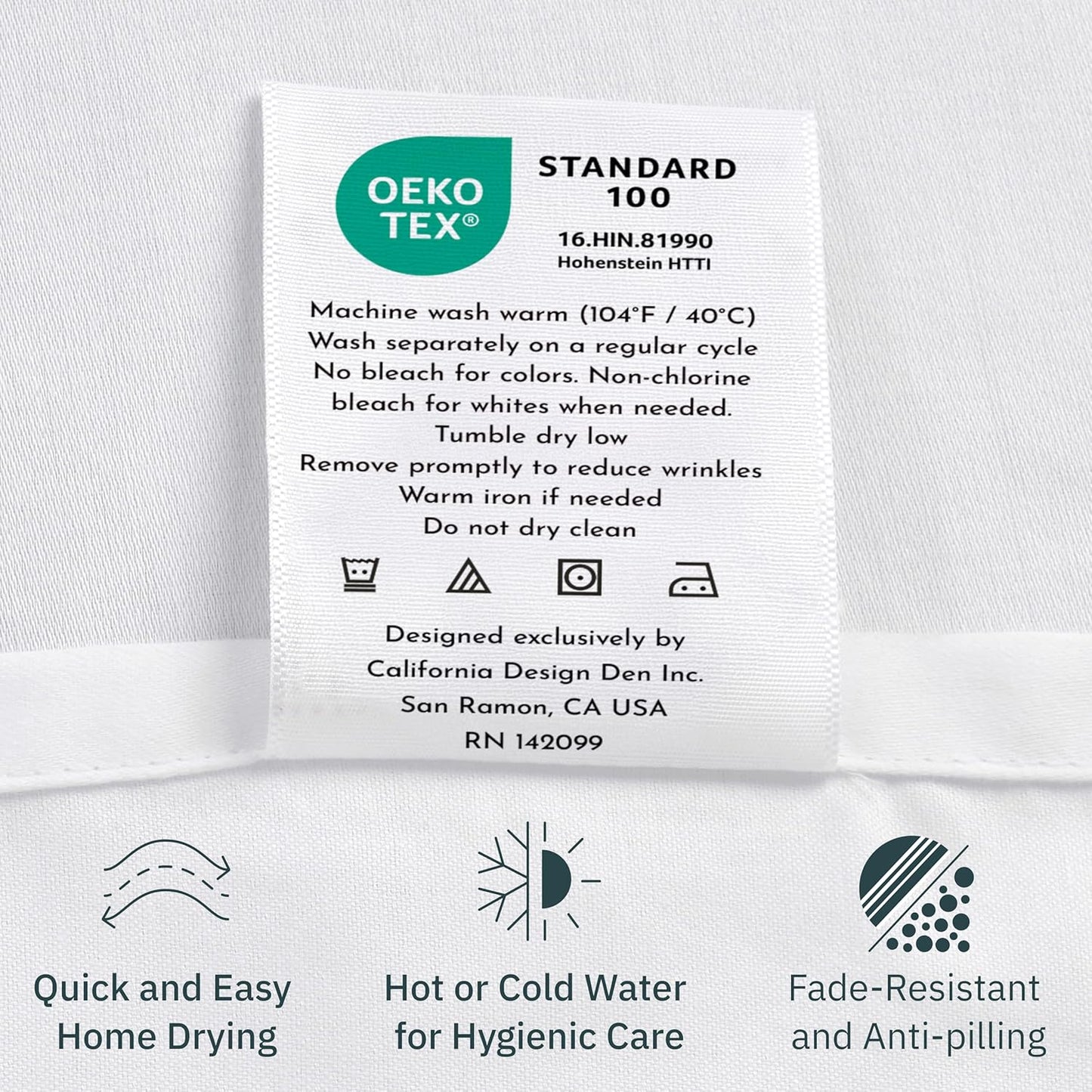 California Design Den Full Size Sheet Sets - 400 Thread Count 100% Cotton Sateen - Soft, Breathable & Deep Pocket - Bright White (2-Pack)