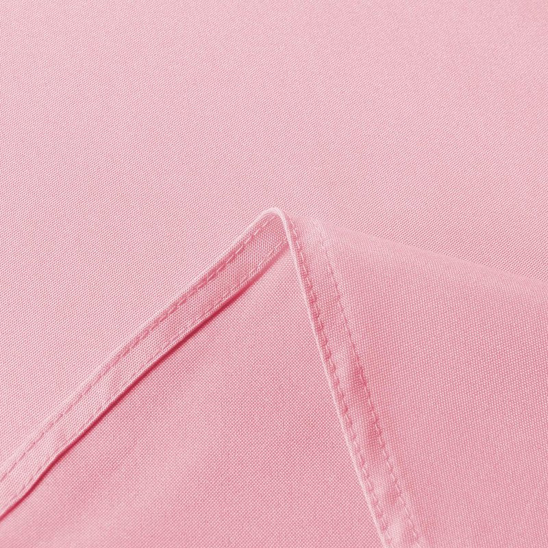 sancua Rectangle Tablecloth - 90 x 132 Inch - Stain and Wrinkle Resistant Washable Polyester Table Cloth, Decorative Fabric Table Cover for Dining Tables, Buffet Parties and Camping, Pink
