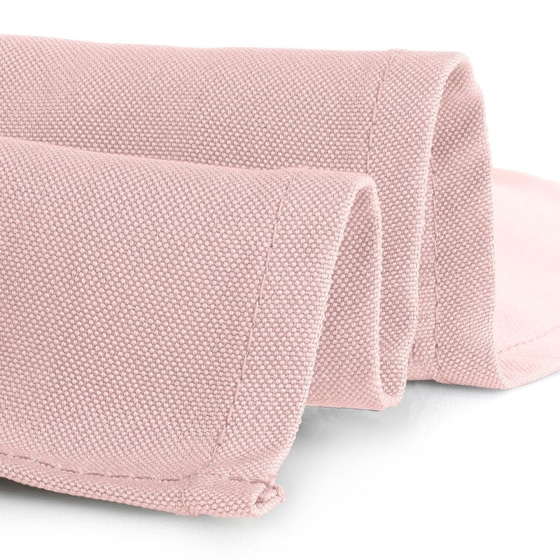 Gee Di Moda Square Tablecloth - 85 x 85 Inch Pink Table Cloth for Large Square or Round Tables - Heavy Duty Washable Fabric - for Buffet Table, Holiday Party, Dinner, Wedding & Baby Shower