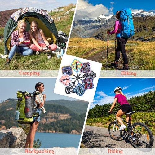 Invech Product Image 3Pcs Pee Cloth for Women Hiking Outdoor,Soft & Absorbent Pee Rag, Camping Reusable Toilet Paper Washable, Hygienic Female Urination Solution for Hiking, Travel (Blue)