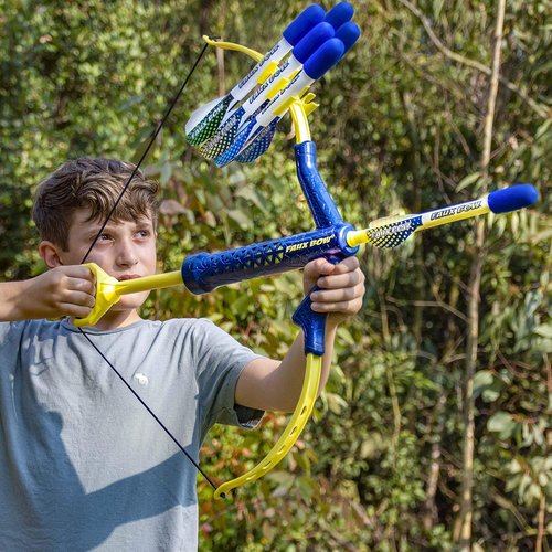 Kids Archery Set - 4.0 Kyanite Foam Tip Bow & Arrow - Shoots 120+ Feet - Outdoor Toy for Boys & Girls