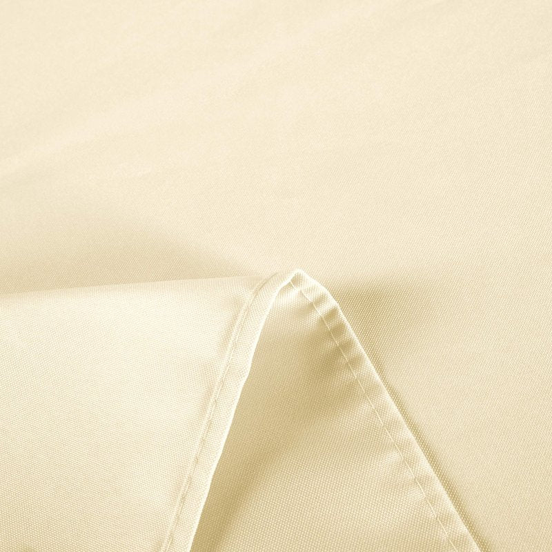 sancua Rectangle Tablecloth - 54 x 78 Inch - Stain and Wrinkle Resistant Washable Polyester Table Cloth, Decorative Fabric Table Cover for Dining Tables, Buffet Parties and Camping, Beige