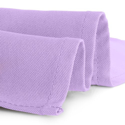 Gee Di Moda Rectangle Tablecloth - 60 x 84 Inch Lavender Table Cloth for 5 Foot Rectangle Tables - Heavy Duty Washable Fabric - for Holiday Party, Dinner, Weddings, Baby Shower & Events