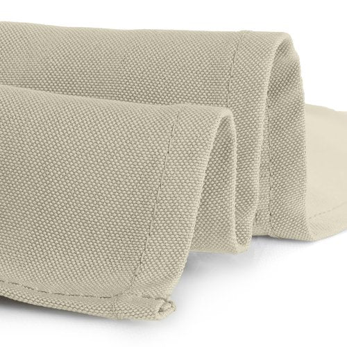 Gee Di Moda Rectangle Tablecloth - 60 x 102 Inch Ivory Table Cloth for 6 Foot Rectangle Tables - Heavy Duty Washable Fabric - for Holiday Party, Dinner, Weddings, Baby Shower & Events