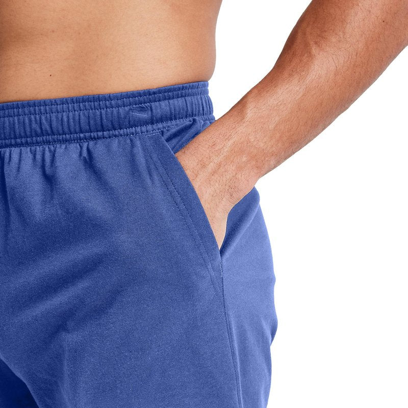 Hanes Men's Originals Cotton Shorts with Pockets, Pull-on Jersey Gym Shorts, 7"
