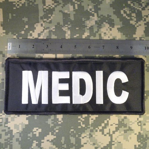 EMT Paramedic Tactical Vest - Big XL 10x4 Inch Nylon with Embroidered Patch