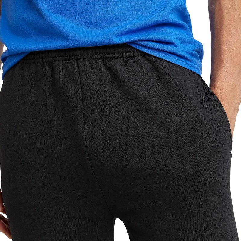 Hanes Men's EcoSmart Open Leg Pant with Pockets, black, XL