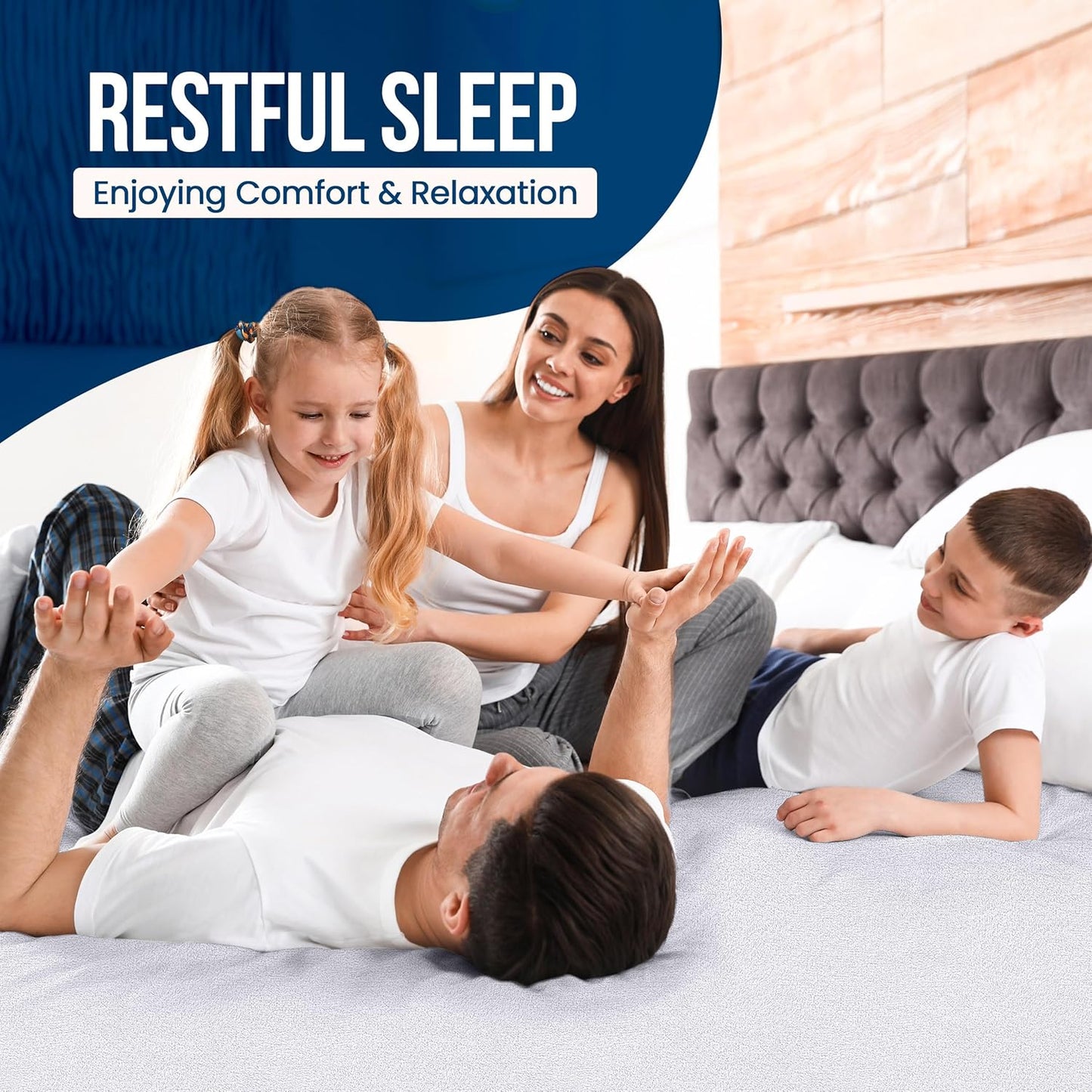 Utopia Bedding Twin Size Mattress Protector - Waterproof Terry Cover with Deep Pockets | Soft & Breathable White