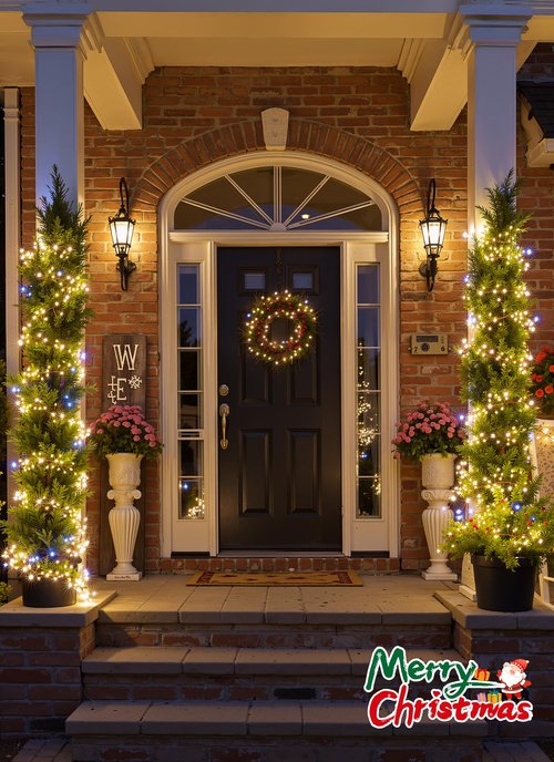Fairy Lights Plug in, 10FT 200LEDs Twinkle String Lights, Ramadan Decorations Indoor Outdoor for Home Garden Stairs Table Tree, Waterproof, DIY Wreath, Christmas Decor
