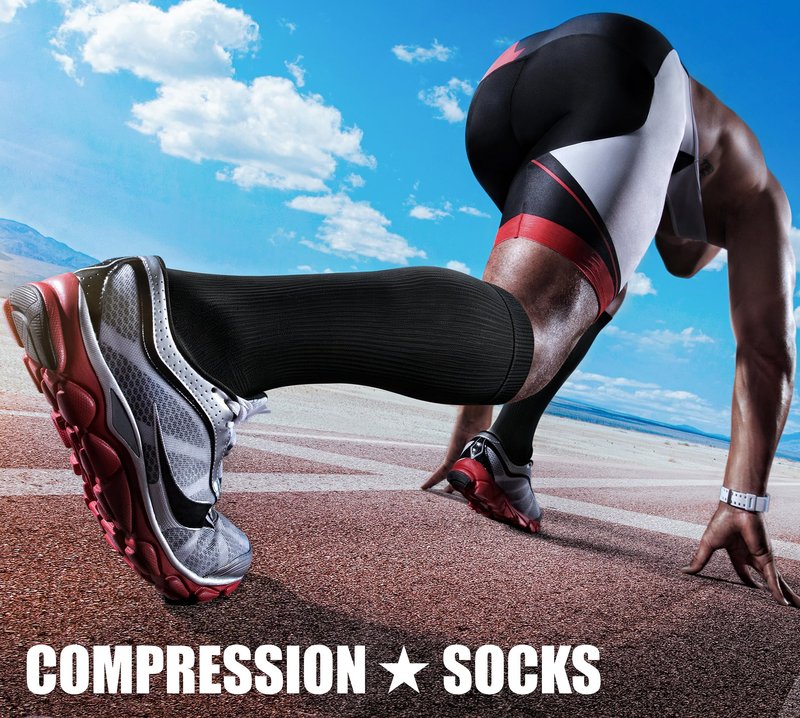 CHARMKING Compression Socks (3 Pairs) - 15-20 mmHg, Athletic Support for Running, Cycling, Travel - Boost Circulation and Performance (Black, S/M)