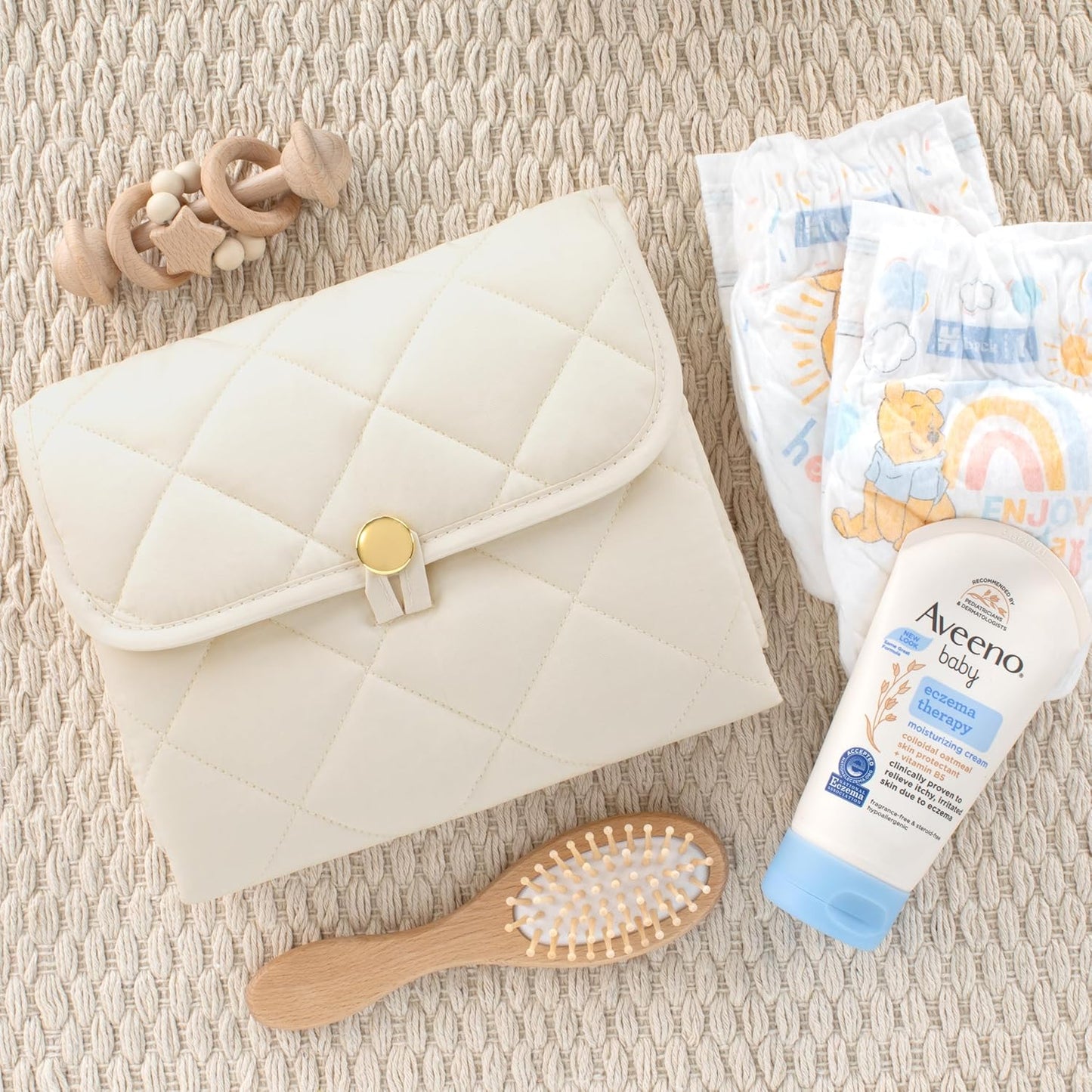 Skiennix Portable Diaper Changing Pad - Soft, Easy-to-Clean Mat for Babies | Lightweight & Foldable for Travel