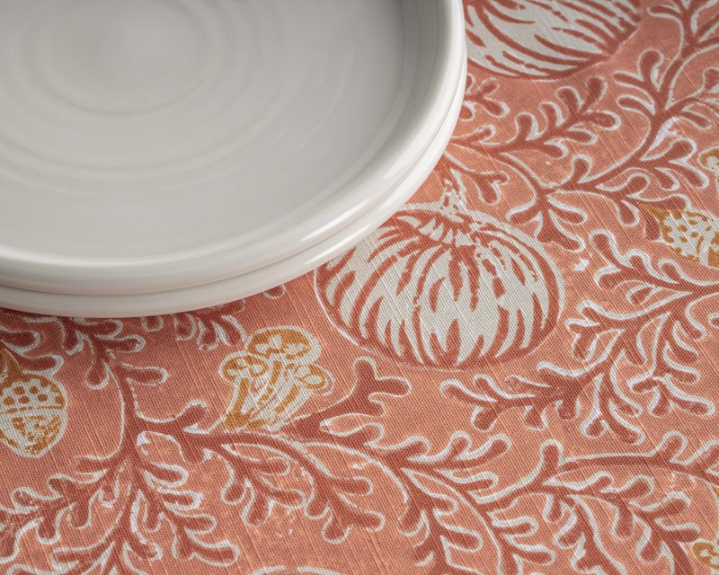 Maison d' Hermine Table Cloth Rectangle Table 100% Cotton 70 x 120 Inches Fall Tablecloth Reusable Everyday Use for Thanksgiving Christmas Decorations Dining Farmhouse Party (Harvest Festival)