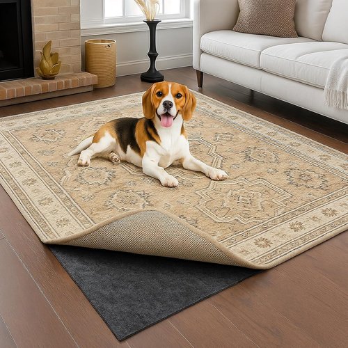 Deep Dream Rug Pad - Non-Slip 1/4" Thick Felt with Natural Rubber Backing for 2 x 8 Ft Area Rugs
