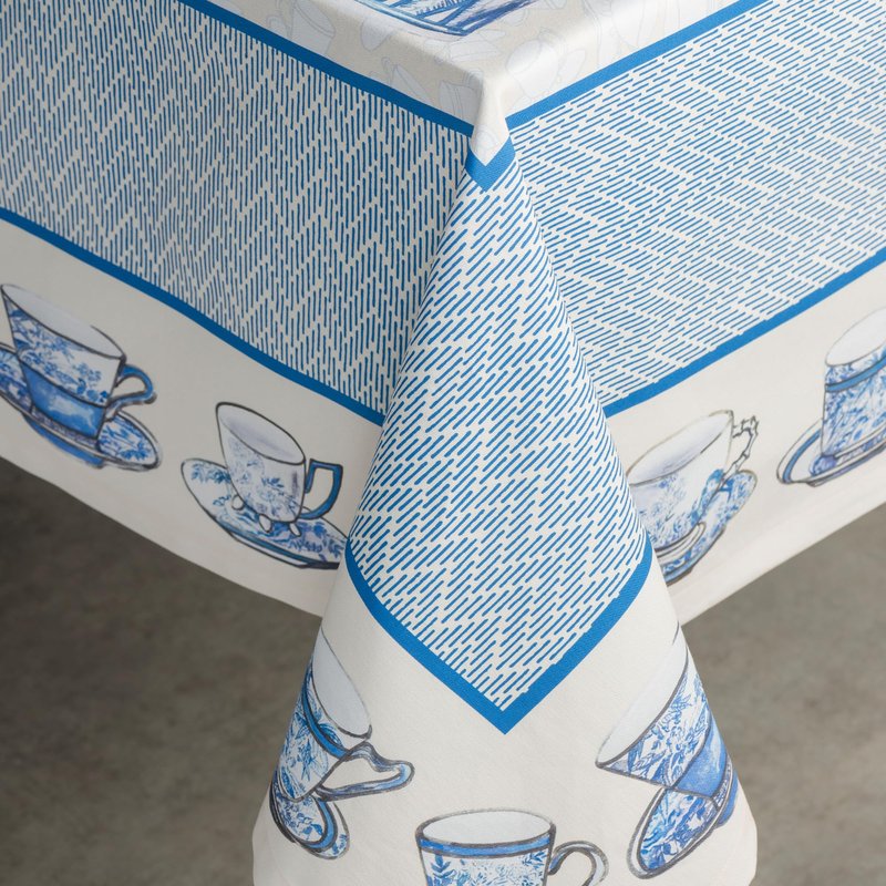 Maison d' Hermine Table Cloth Square Table 100% Cotton 54 x 54 Inches Tablecloth Reusable Decorative for Dining Kitchen Room Farmhouse Home Gifts for Mothers Day Spring Summer - Canton