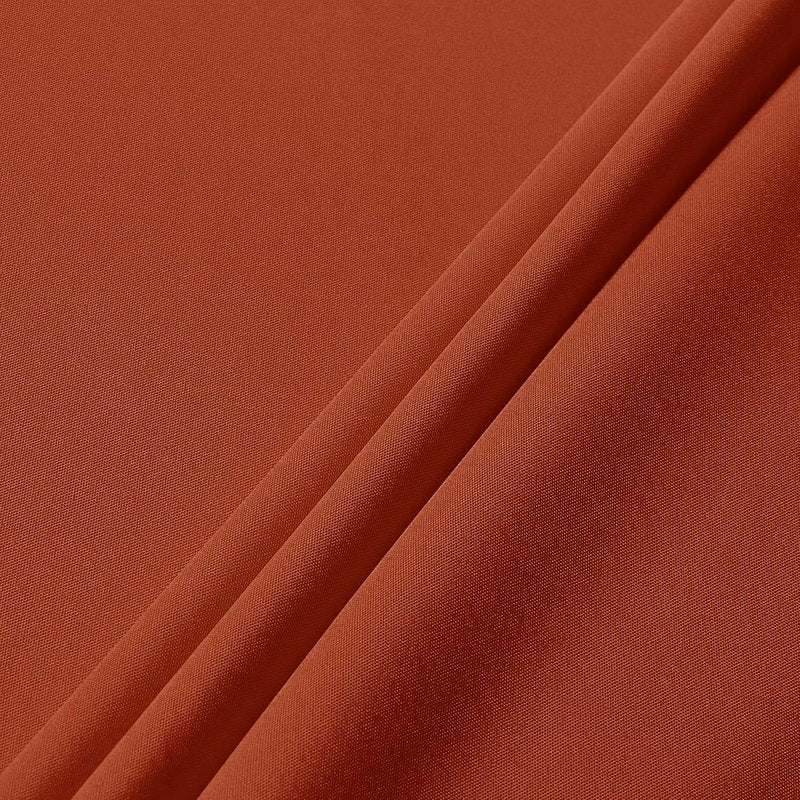 sancua Fall Tablecloth for 6 Foot Tables, 60 x 102 Inch Burnt Orange - Stain and Wrinkle Resistant Rectangle Table Cloth, Fabric Thanksgiving Table Cover for Dining Buffet Parties, Rust Pumpkin Orange