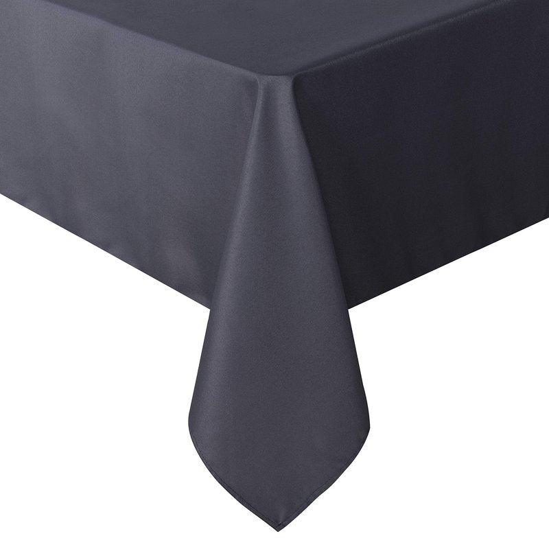 sancua Rectangle Tablecloth - 60 x 102 Inch - Stain and Wrinkle Resistant Washable Polyester Table Cloth, Decorative Fabric Table Cover for Dining Tables, Buffet Parties and Camping, Grey