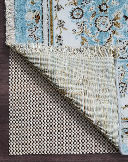Veken Rug Pad Gripper - Non-Slip 7x9 Ft Mat for Hardwood & Tile Floors | Thick Anti-Skid Design