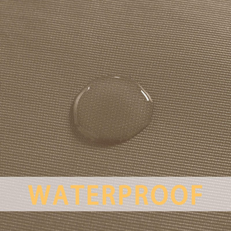 sancua 100% Waterproof Rectangle PVC Tablecloth - 60 x 120 Inch - Oil Proof Spill Proof Vinyl Table Cloth, Wipe Clean Table Cover for Dining Tables, Buffet Parties and Camping, Khaki