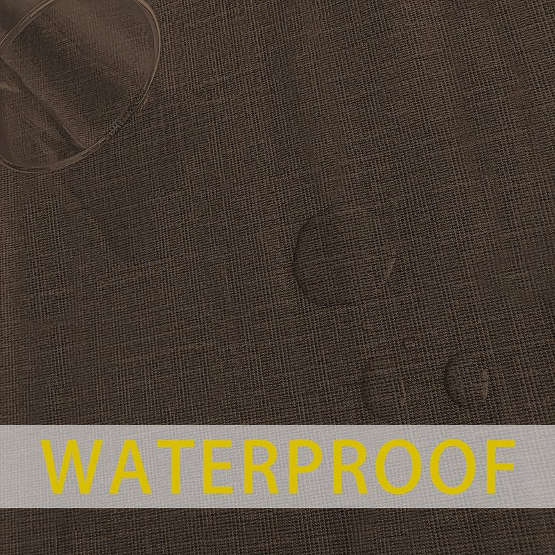 sancua 100% Waterproof Rectangle PVC Tablecloth - 60 x 60 Inch - Oil Proof Spill Proof Vinyl Table Cloth, Wipe Clean Table Cover for Dining Tables, Buffet Parties and Camping, Coffee