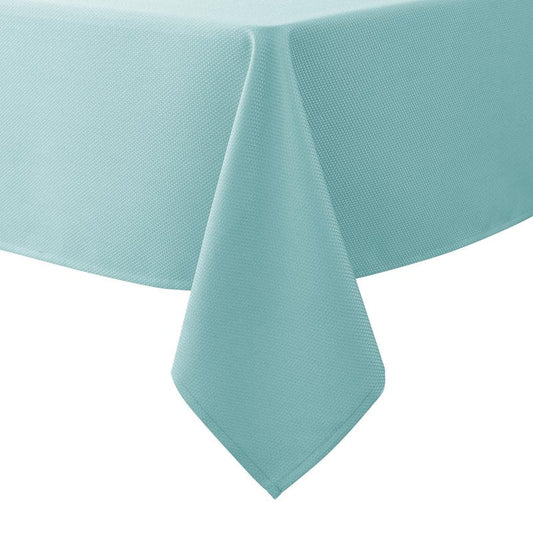 Biscaynebay Tablecloth for Rectangle Tables-90x132 Inch Aqua Blue Outdoor Picnic Table Cover-Rectangular Folding Table Cloths Water Resistant for Kitchen Camping Dining Room Patio Banquet Party