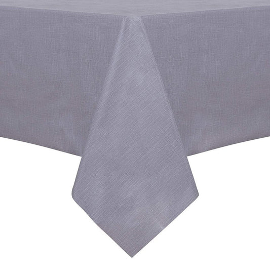 sancua 100% Waterproof Rectangle PVC Tablecloth - 70 x 90 Inch - Oil Proof Spill Proof Vinyl Table Cloth, Wipe Clean Table Cover for Dining Tables, Buffet Parties and Camping, Grey