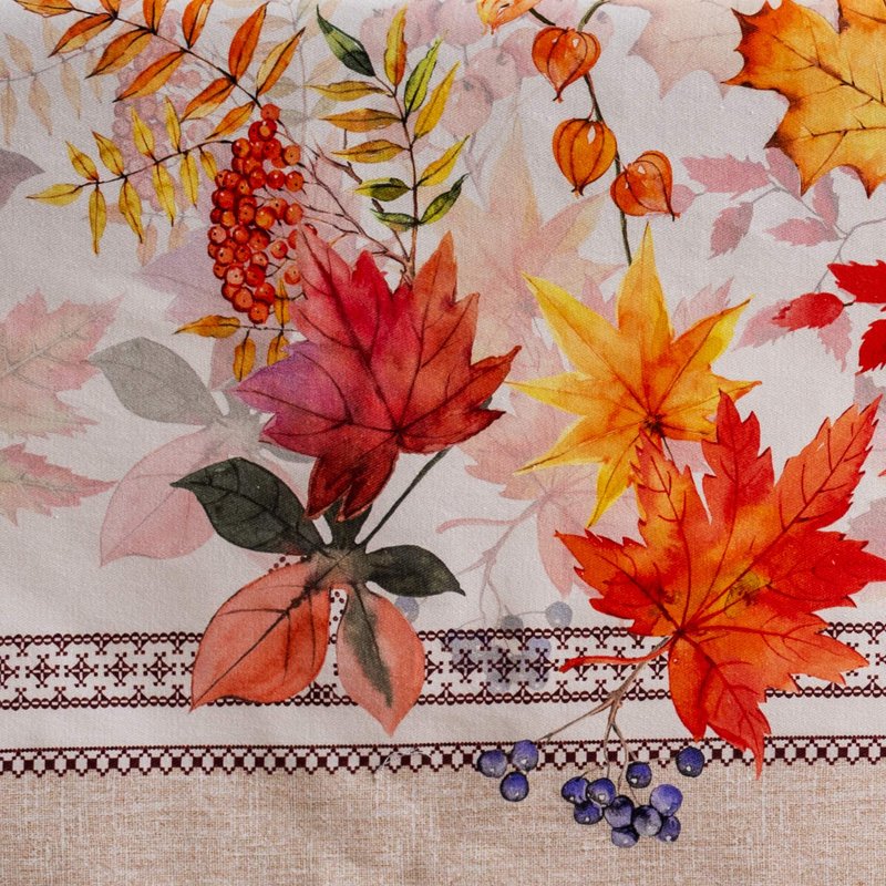 Maison d' Hermine Table Cloth Rectangle Table 100% Cotton 70 x 108 Inches Fall Tablecloth Reusable Everyday Use for Thanksgiving Christmas Decorations Dining Farmhouse Party (Amarante)