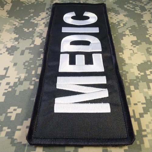 EMT Paramedic Tactical Vest - Big XL 10x4 Inch Nylon with Embroidered Patch