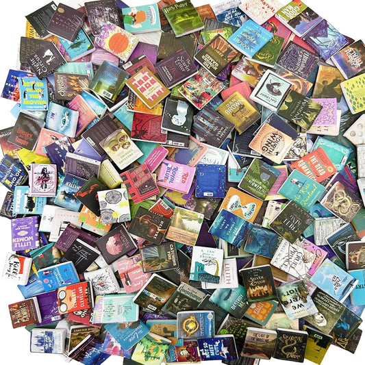 Skiennix Miniature Books Set - 200 PCS for Dollhouse Decor & DIY Crafting | Perfect for Anxiety Bookshelf