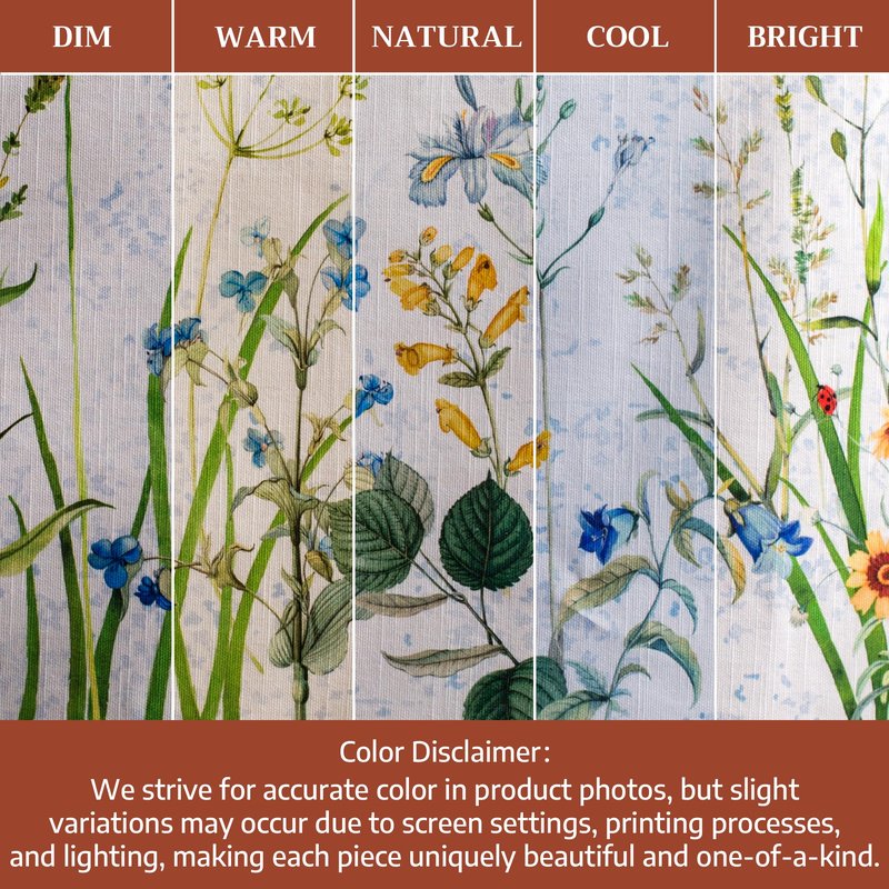 Maison d' Hermine Table Cloth Round Table 100% Cotton 69 Round Inches Tablecloth Reusable Decorative for Dining Kitchen Room Farmhouse Home Gifts for Mothers Day Spring Summer - Fleurs De Mai
