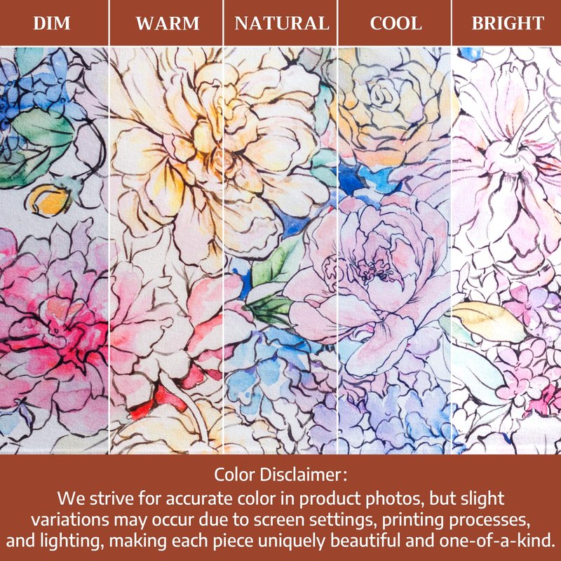 Maison d' Hermine Table Cloth Rectangle Table 100% Cotton 70 x 90 Inches Tablecloth Reusable Decorative for Dining Kitchen Room Farmhouse Home Gifts for Mothers Day Spring Summer - Floral Love