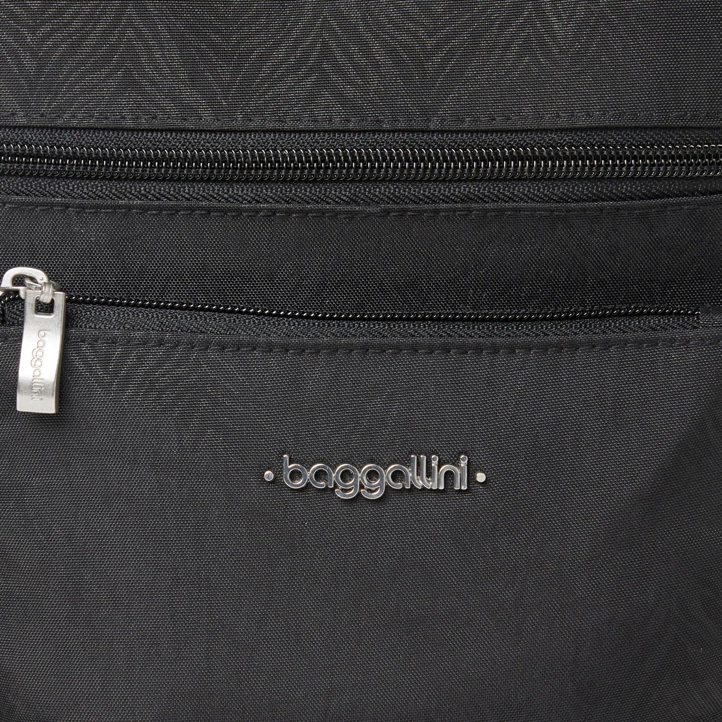 Baggallini Women's Pocket Crossbody, Black Zebra
