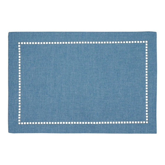 Laser-Cut Hemstitch Placemats (Set of 4)