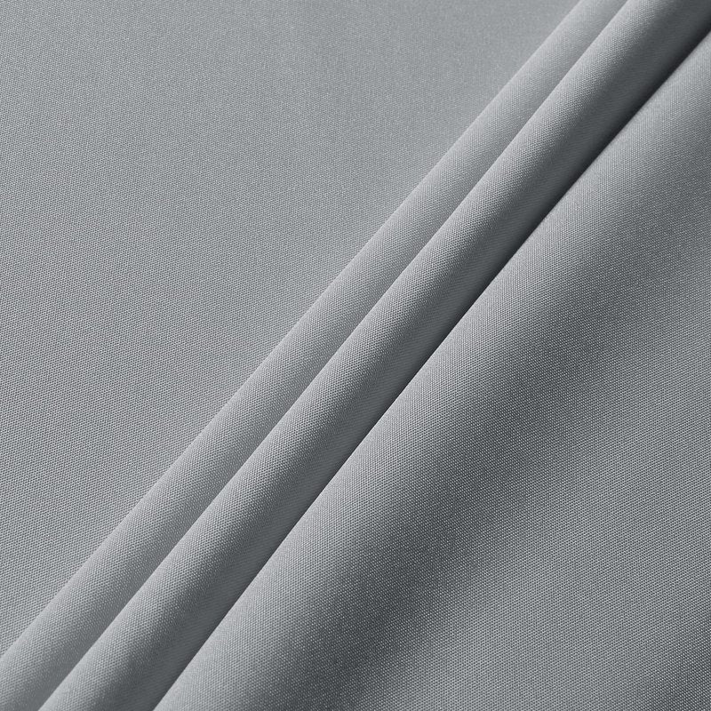 sancua Rectangle Tablecloth - 60 x 84 Inch - Stain and Wrinkle Resistant Washable Polyester Table Cloth, Decorative Fabric Table Cover for Dining Tables, Buffet Parties and Camping, Silver Grey