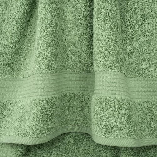 Cotton Paradise Hand Towels - 100% Turkish Cotton, Soft & Absorbent 4-Piece Set in Sage Green