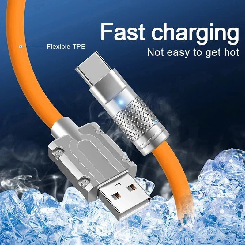 3PCS 120W Type-C Cables