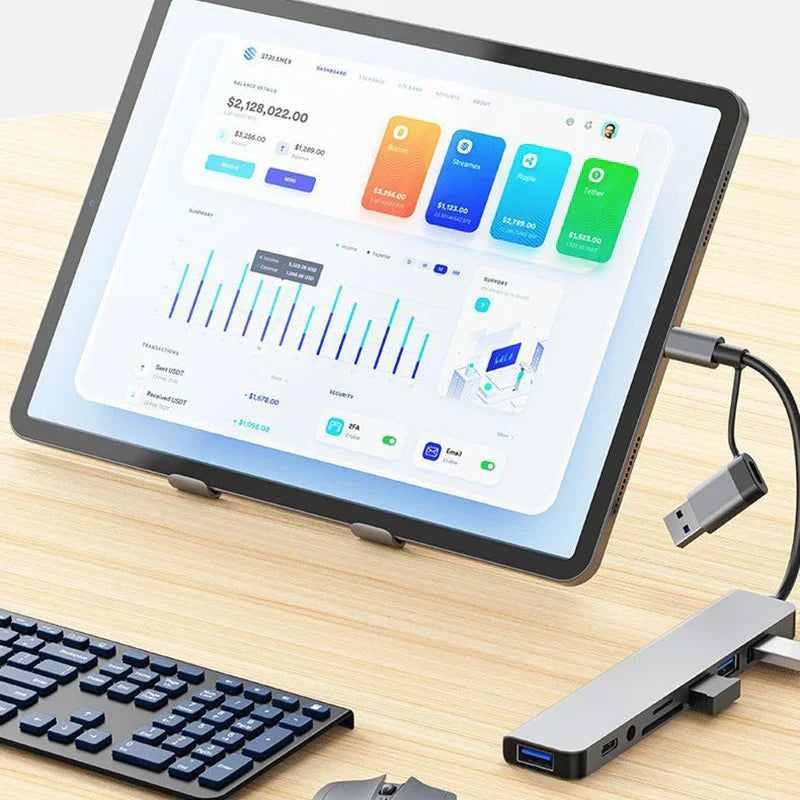 8-in-2 USB Type-C Hub